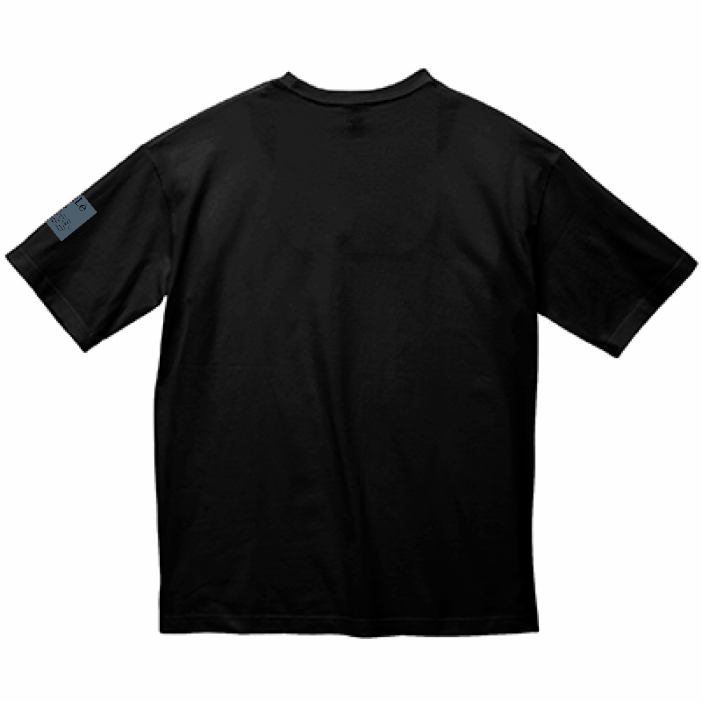 Simple tag Design ビッグシルエットTシャツ