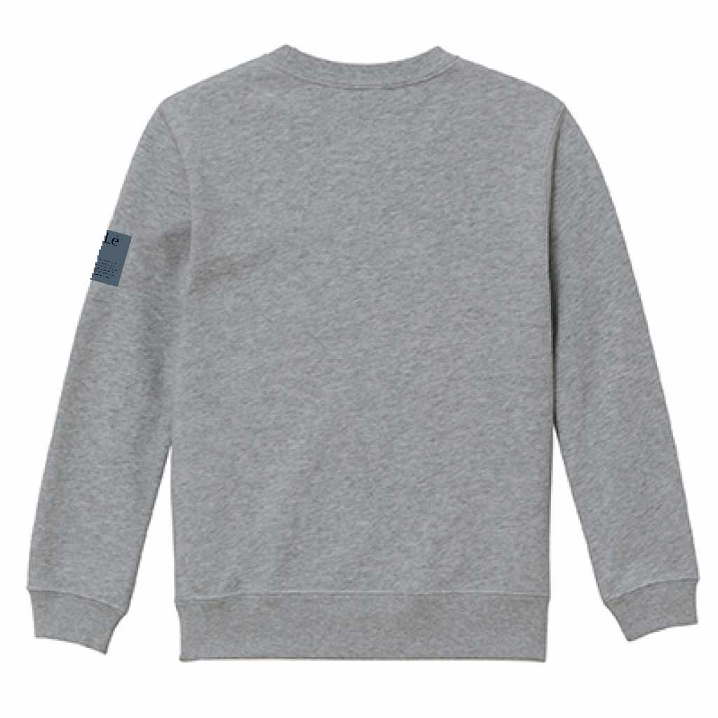 キッズ Simple Tag Design クルーネックスウェット
