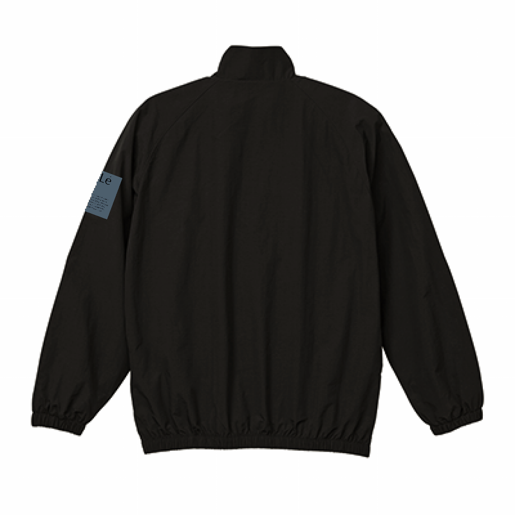 Simple Tag Design ナイロン トレーニング ジャケット(裏地付)