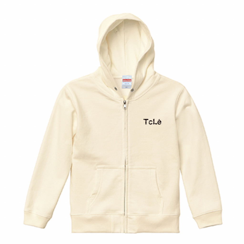 キッズ TCLEロゴ スウェットフルジップパーカー