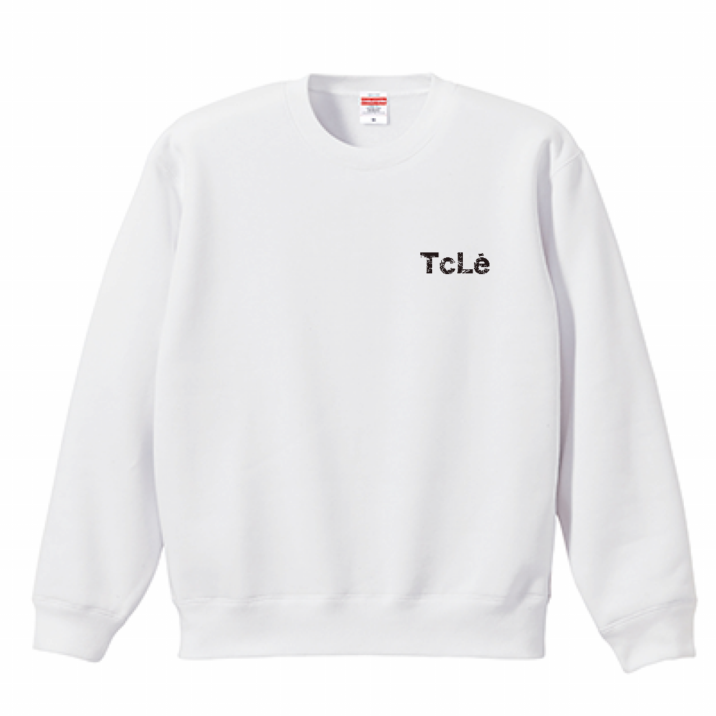TCLEロゴ クルーネック スウェット(裏起毛)