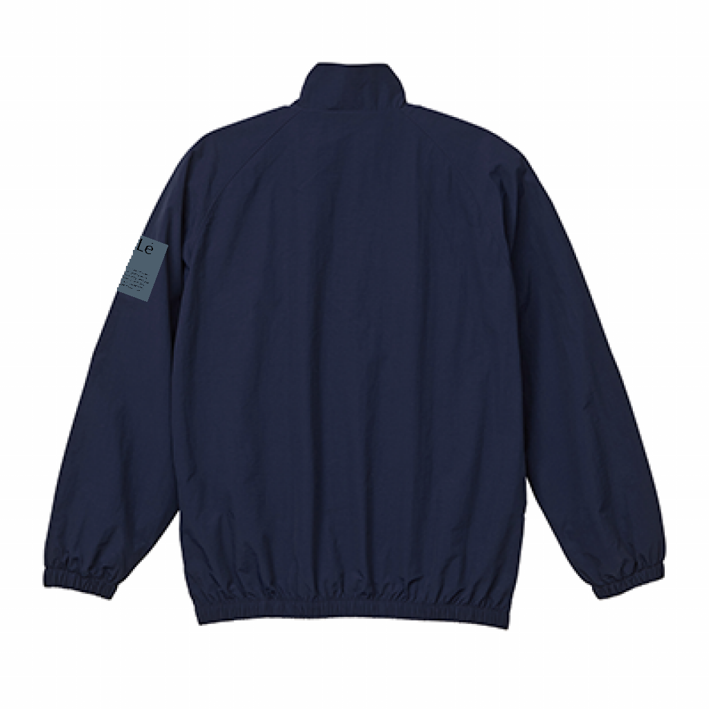Simple Tag Design ナイロン トレーニング ジャケット(裏地付)