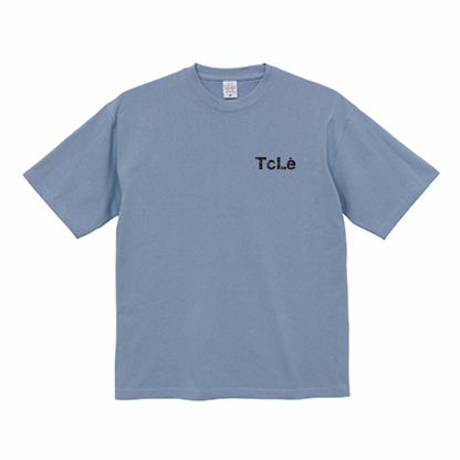 Tcle ロゴ マグナムウェイトビックシルエットTシャツ