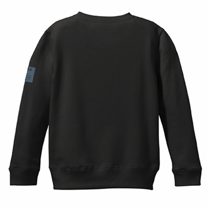 キッズ　Simple Tag Design　クルーネックスウェット